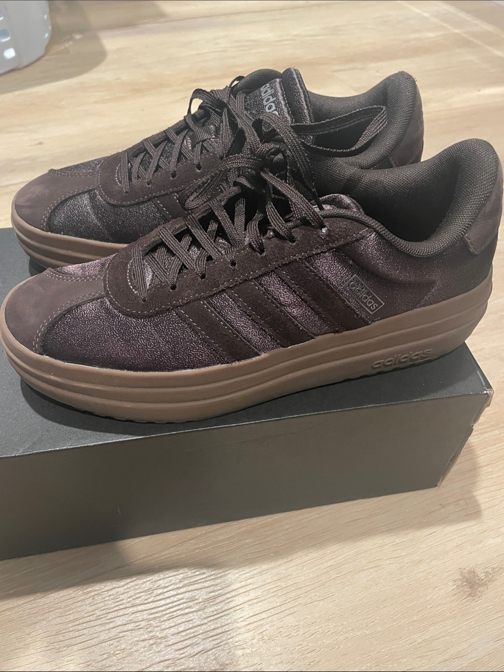 Adidas VL Court Bold Women’s Brown Sneakers